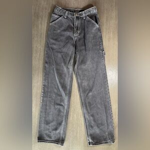 Brandy Melville Black Carpenter Jeans Wide Leg S J. Galt